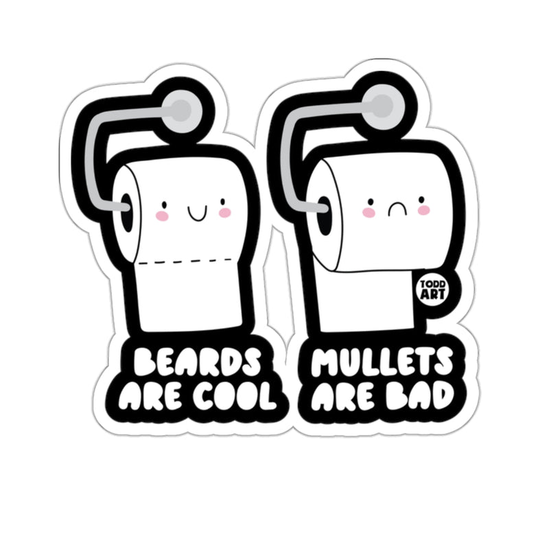 Load image into Gallery viewer, Beards Are Cool Mullets Are Bad Toilet Paper 
