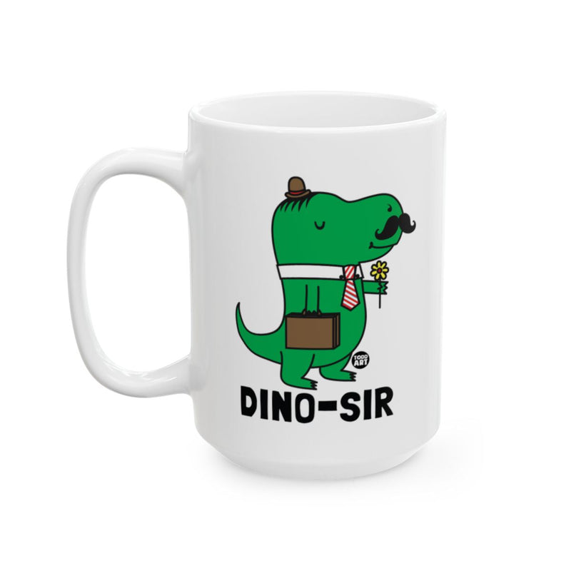 Load image into Gallery viewer, Dino-Sir Dinosaur Coffee Mug for Your Morning Brew
