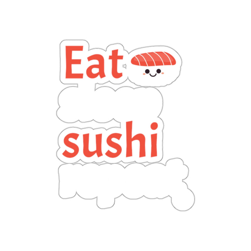 Load image into Gallery viewer, Eat Sleep Sushi Repeat Cute Sushi Lover Sticker
