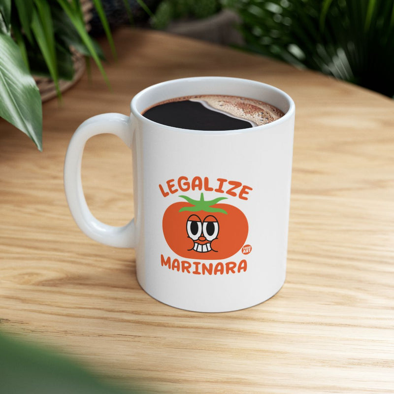 Load image into Gallery viewer, Legalize Marinara Funny Coffee Mug Product

