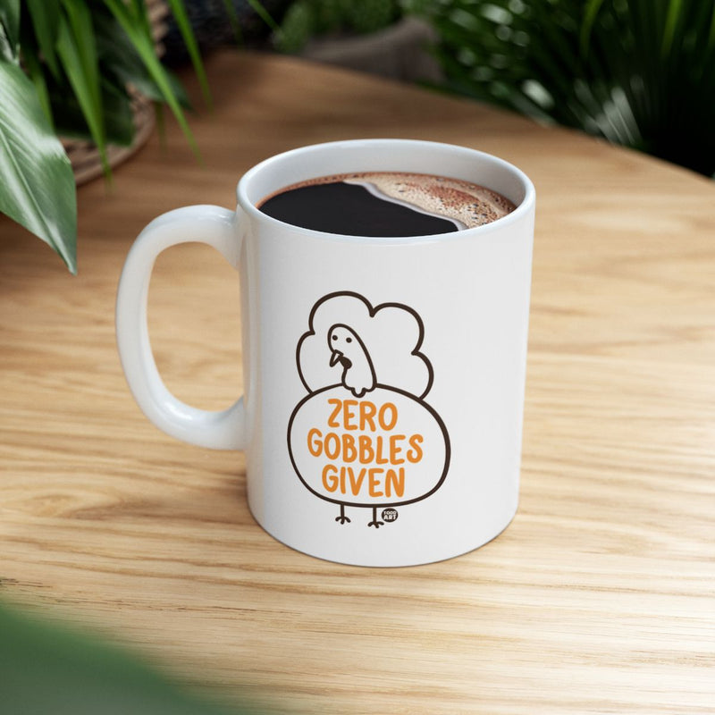 Load image into Gallery viewer, Zero Gobbles Given Turkey Mug for Coffee Enthusiasts
