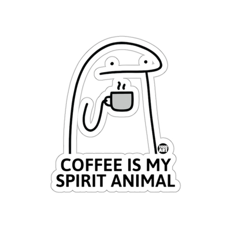 Load image into Gallery viewer, Coffee is My Spirit Animal Sticker
