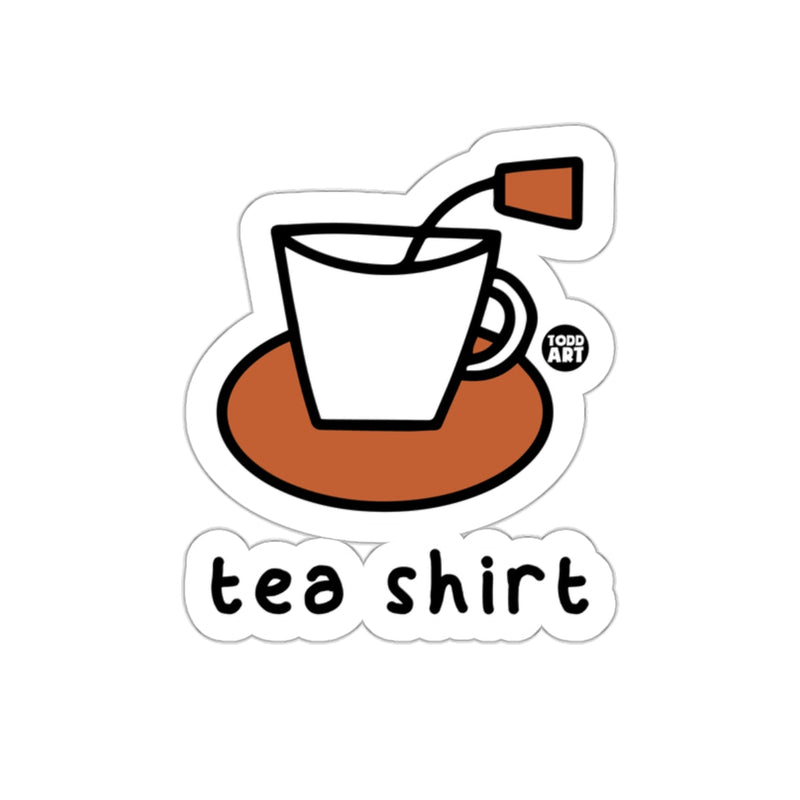 Load image into Gallery viewer, Quirky tea shirt design for tea lovers sticker
