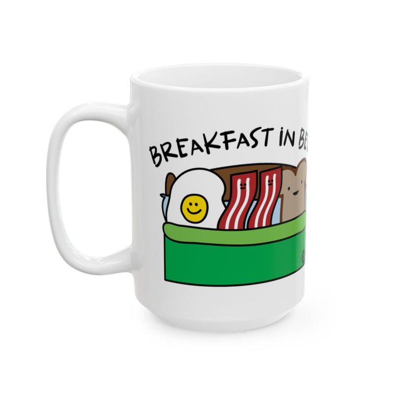 Load image into Gallery viewer, Breakfast In Bed Ceramic Mug for Coffee or Tea Users
