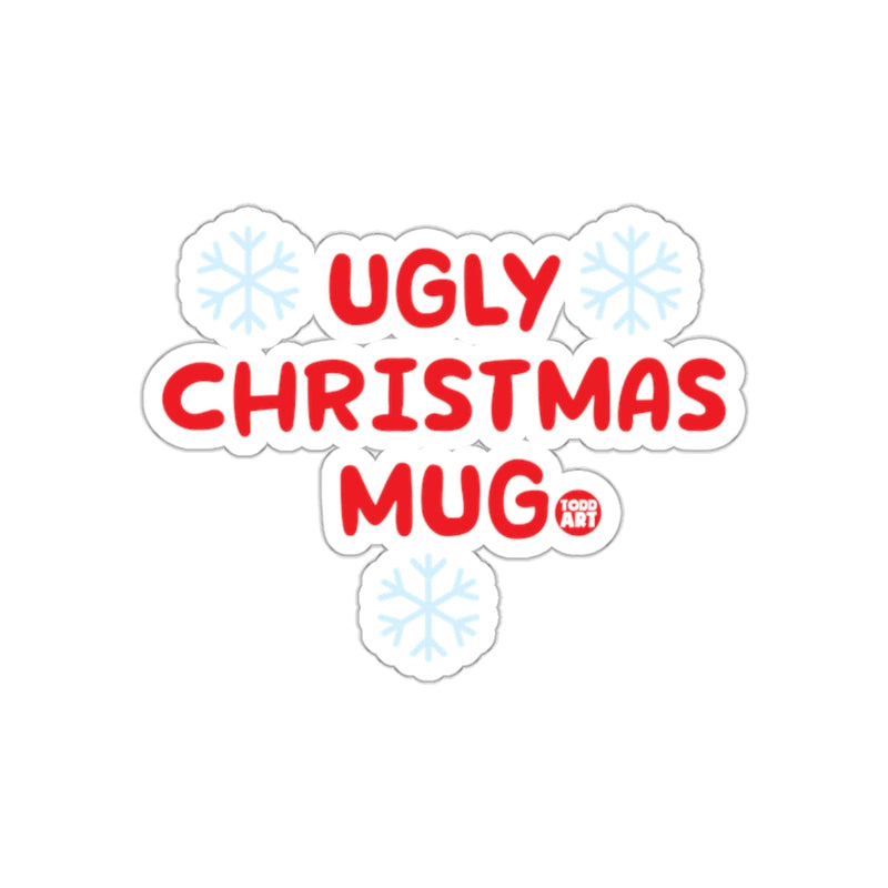 Load image into Gallery viewer, Ugly Christmas Mug with Snowflakes Holiday Mug
