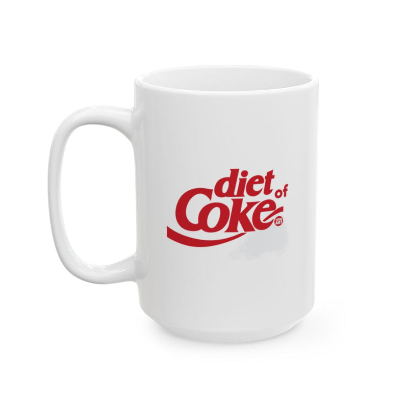 Load image into Gallery viewer, Retro Diet of Coke Design White Mug
