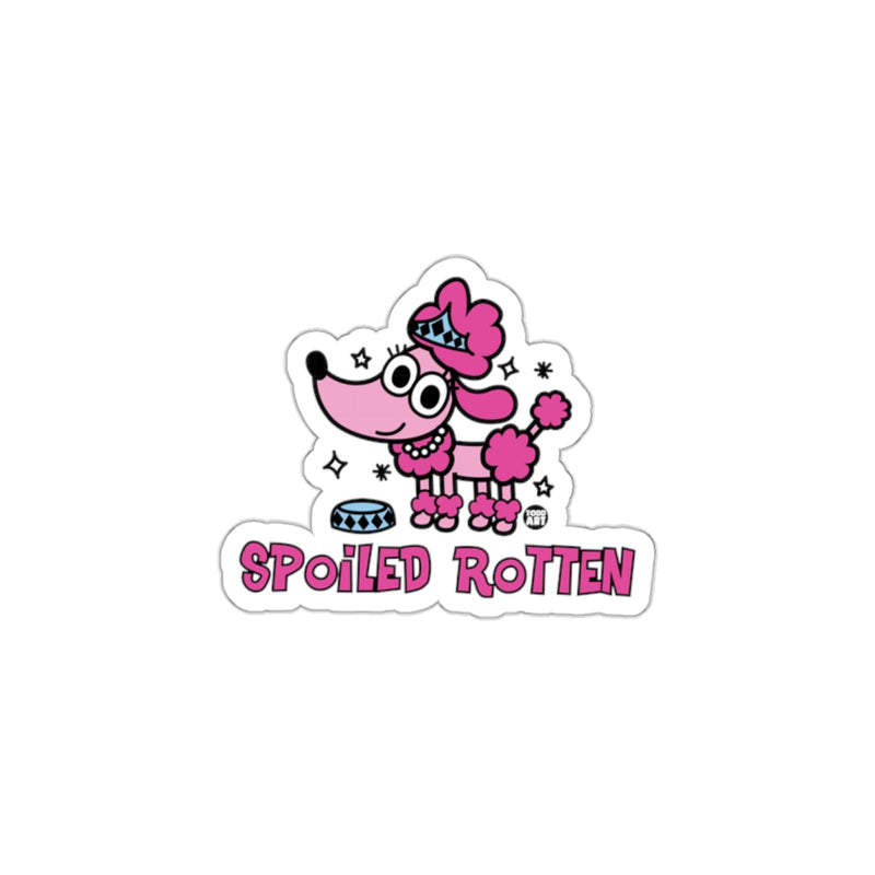 Load image into Gallery viewer, Spoiled Rotten Pink Cartoon Character Fun Sticker
