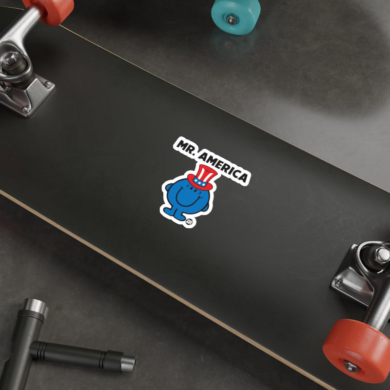 Load image into Gallery viewer, Mr. America Sticker for Skateboards or Laptops
