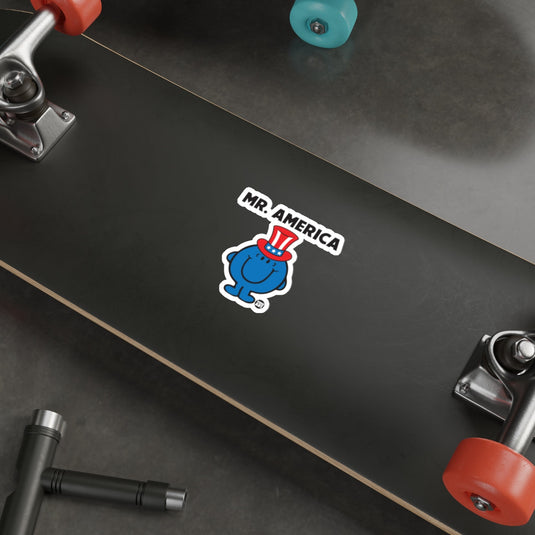 Mr. America Sticker for Skateboards or Laptops