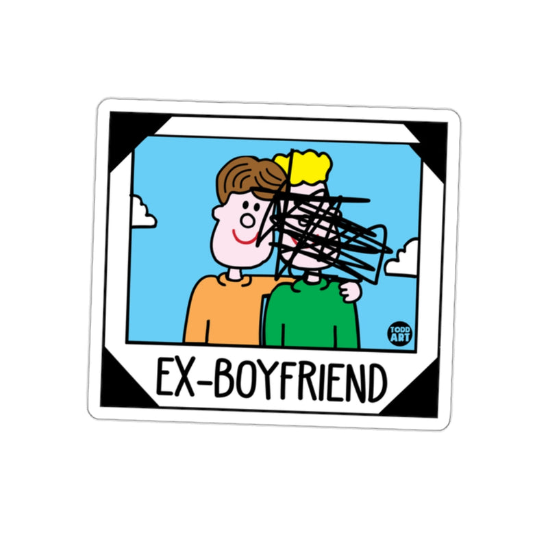 Load image into Gallery viewer, Funny Ex-Boyfriend Cartoon Art Sticker for Laughs
