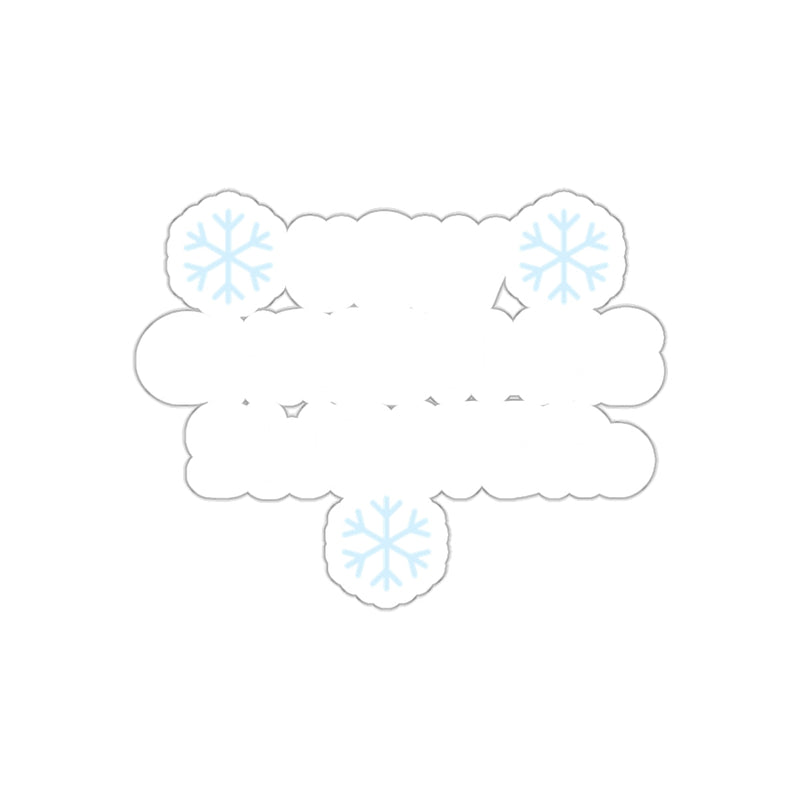 Load image into Gallery viewer, Ugly Christmas Sweater Design with Snowflakes Sticker
