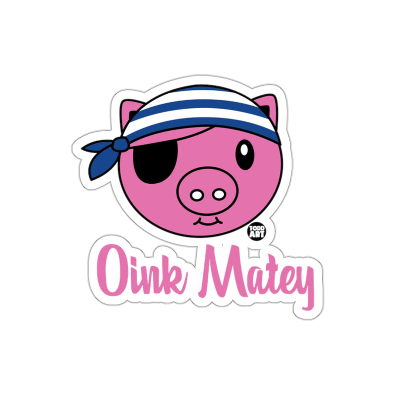 Load image into Gallery viewer, Pirate Pig Oink Matey Todd Art Themed Funny sticker
