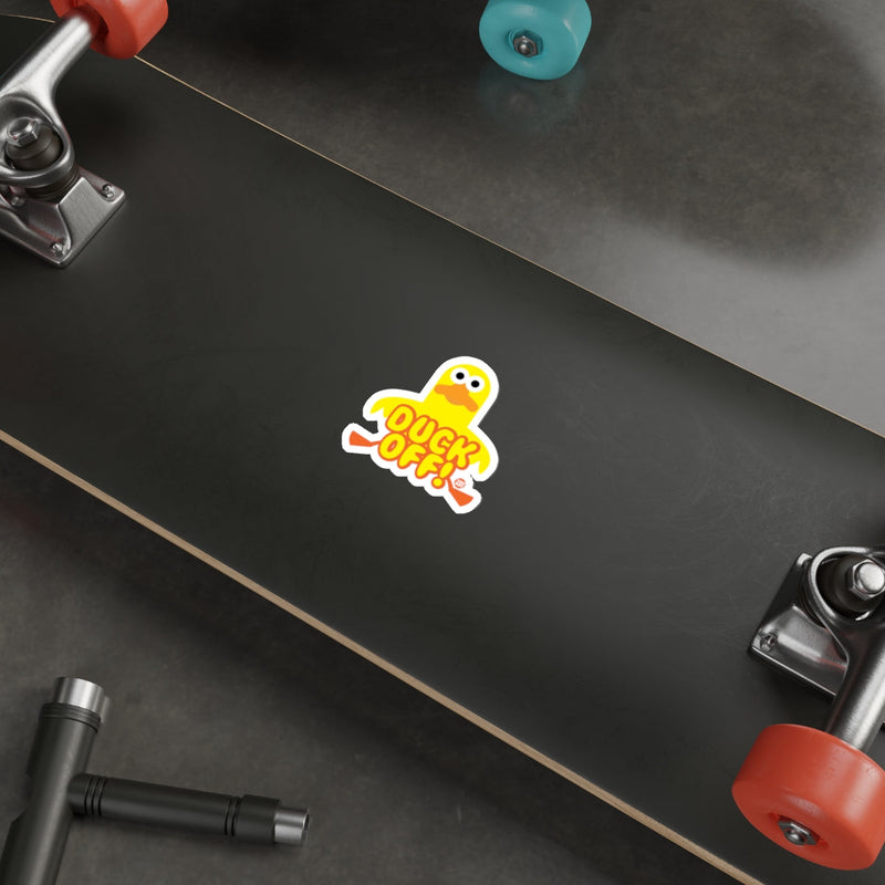 Load image into Gallery viewer, Funny Duck Off Skateboard Sticker Accessory
