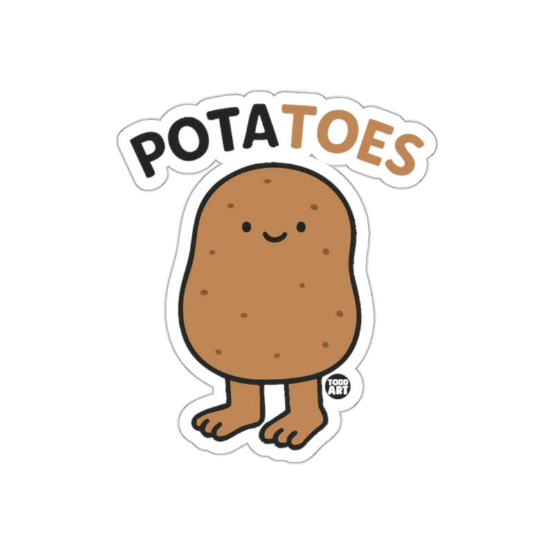 Load image into Gallery viewer, Cute Pota Toes Potato Character Sticker Decal
