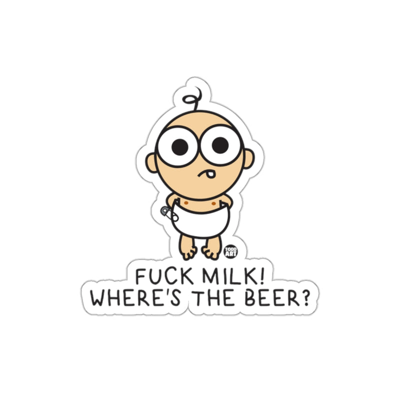 Load image into Gallery viewer, Funny Baby Sticker with Witty Drinking Quote Sticker
