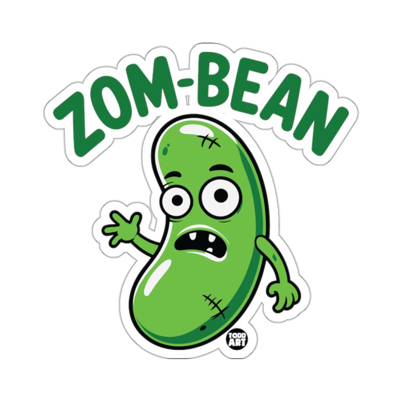 Load image into Gallery viewer, ZOM-BEAN Funny Green Zombie Bean Character Sticker
