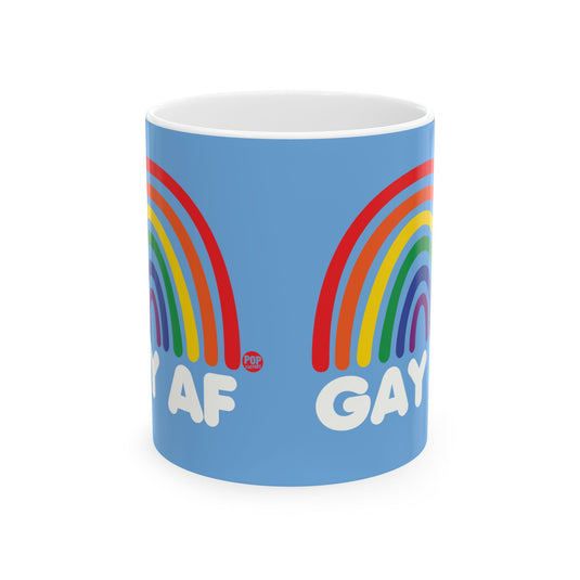 Gay AF Rainbow Mug