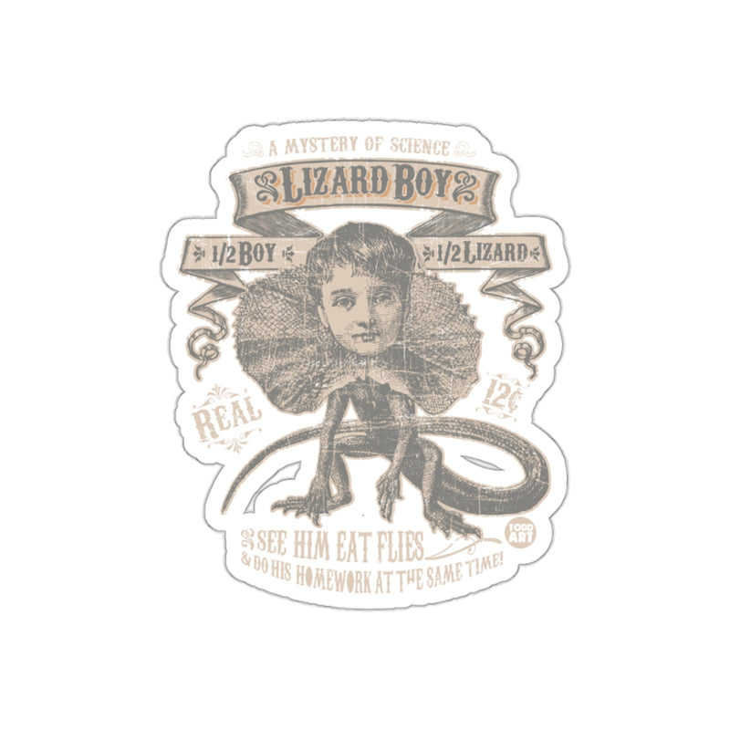 Load image into Gallery viewer, A Mystery of Science Lizard Boy 1/2 Boy 1/2 Lizard Sticker
