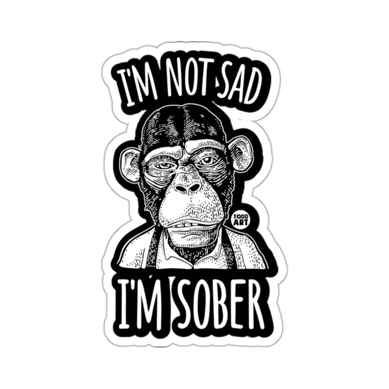 Load image into Gallery viewer, I'M NOT SAD I'M SOBER Chimp Character Humorous product
