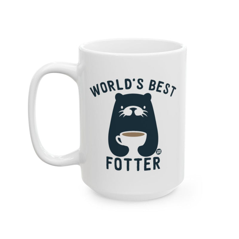 Load image into Gallery viewer, World's Best Fotter Coffee Mug Fun Gift for Dad
