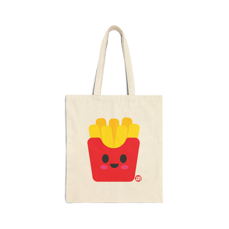 Load image into Gallery viewer, Burger and Fries Cotton Canvas Tote Bag
