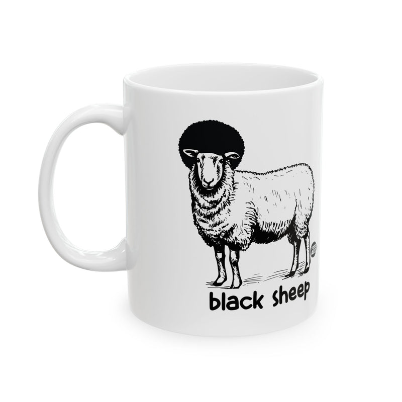 Load image into Gallery viewer, Black Sheep Mug, Funny Sheep Coffee Mug
