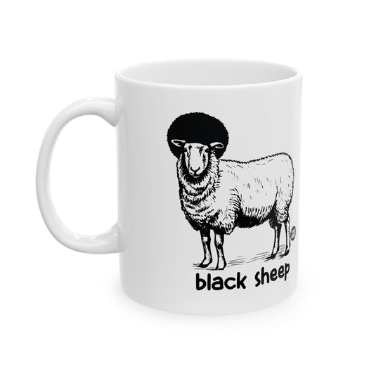 Black Sheep Mug, Funny Sheep Coffee Mug