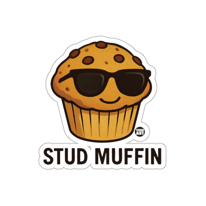 Load image into Gallery viewer, Stud Muffin with Sunglasses Sticker
