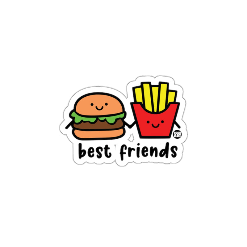 Load image into Gallery viewer, Best Friends Burger and Fries Sticker Product
