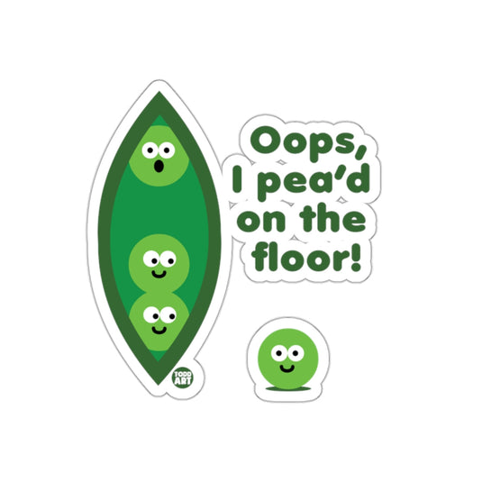 Oops I Pea'd on the Floor Funny Peas Product