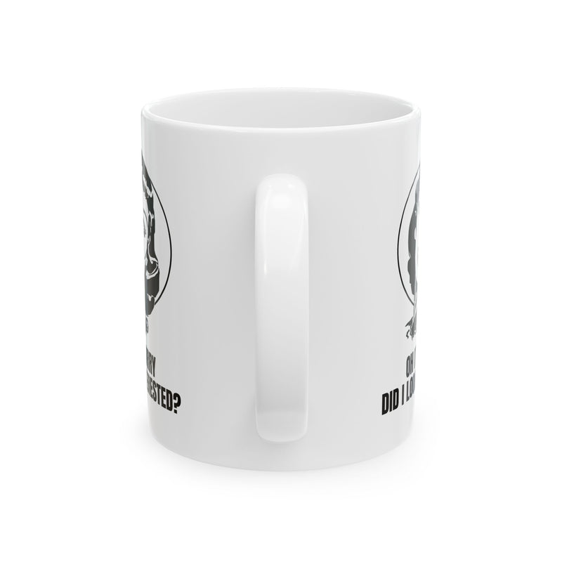 Load image into Gallery viewer, Didn&#39;t See Anything Cat Knife Mug
