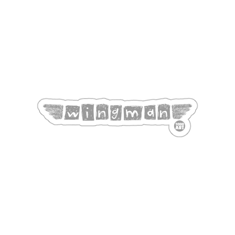 Load image into Gallery viewer, Wingman Todd Art Sticker with Wing Designs
