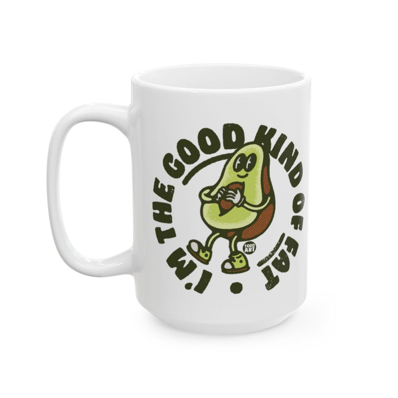 Load image into Gallery viewer, I'm the Good Kind of Fat Avocado Mug Fun Coffee Cup

