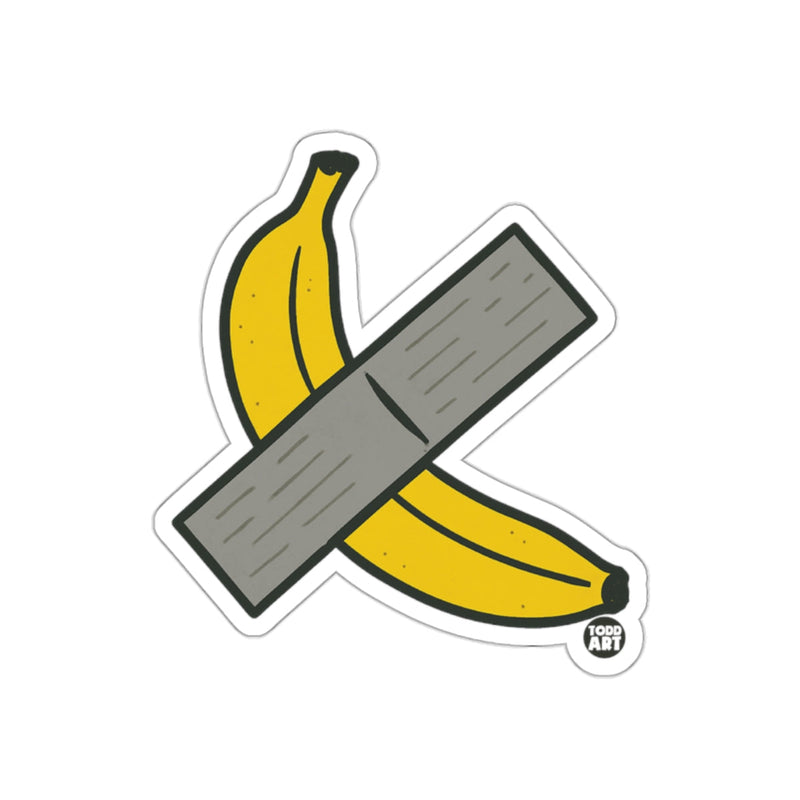 Load image into Gallery viewer, Banana Duct Taped Design Todd Art Sticker Product
