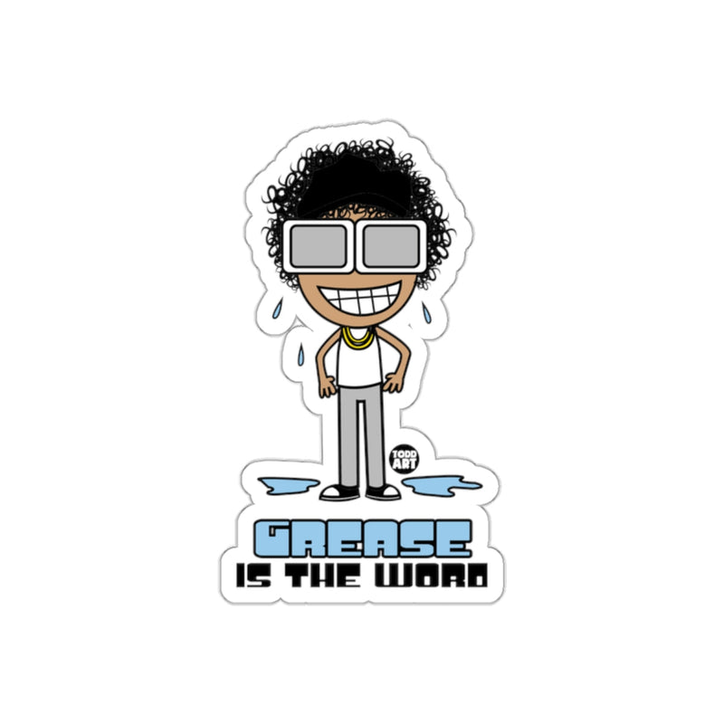 Load image into Gallery viewer, Fun Grease Is The Word Character Sticker
