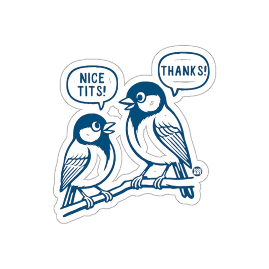 Fun Birds Conversation Sticker for Laughs