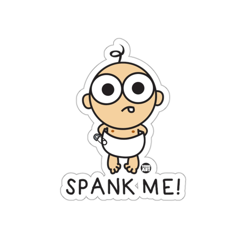 Load image into Gallery viewer, Cute Cartoon Baby Spank Me Sticker for Fun Decor
