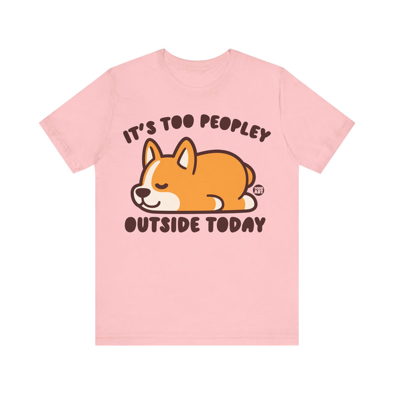 Load image into Gallery viewer, Too Peopley Outside Dog Unisex Jersey Short Sleeve Tee
