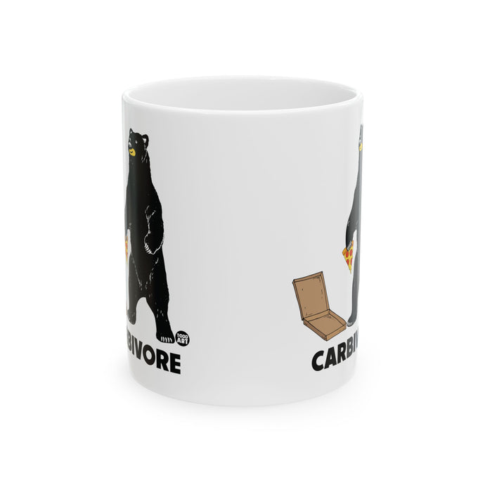 Carbivore Bear Coffee Mug, Funny Carb Lover Mug, Funny Bear Coffee Mug