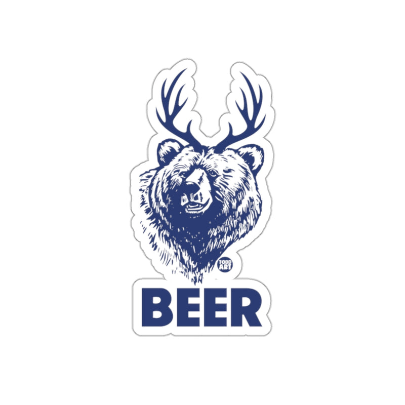 Load image into Gallery viewer, Funny Beer Bear Parody Sticker for Humorous Moments
