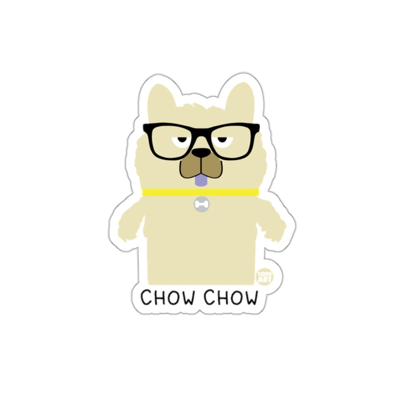 Load image into Gallery viewer, Cute Glasses Wearing Chow Chow Dog Sticker
