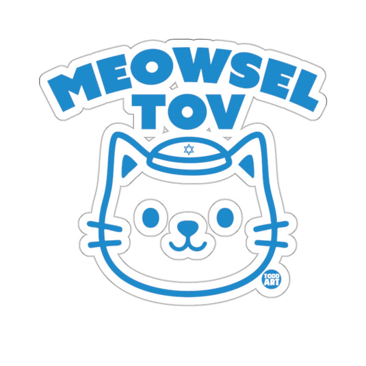 Meowsel Tov Cat Yarmulke Star David Todd Art 