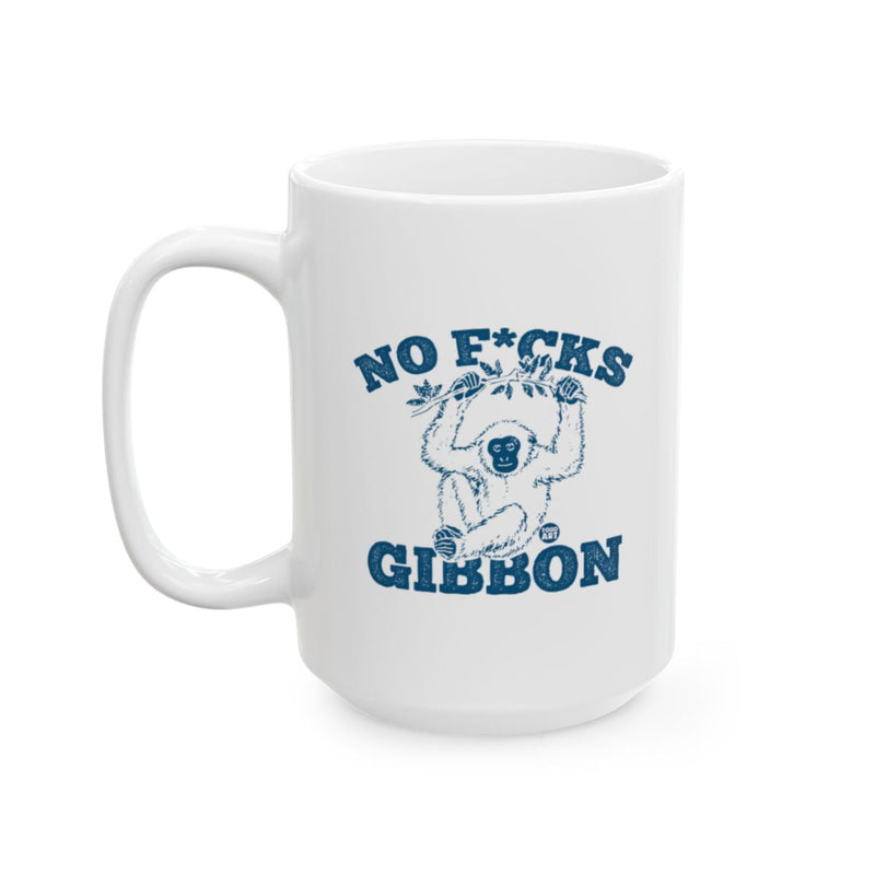 Load image into Gallery viewer, No F*cks Gibbon Mug with Hilarious Design
