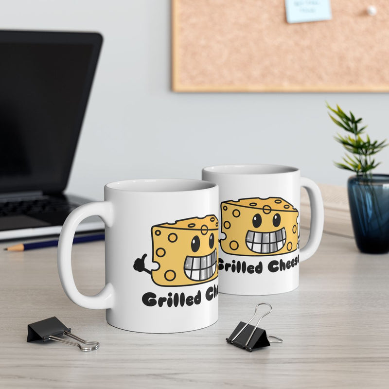 Load image into Gallery viewer, Grilled Cheese Funny Character Mug Perfect for Gifting
