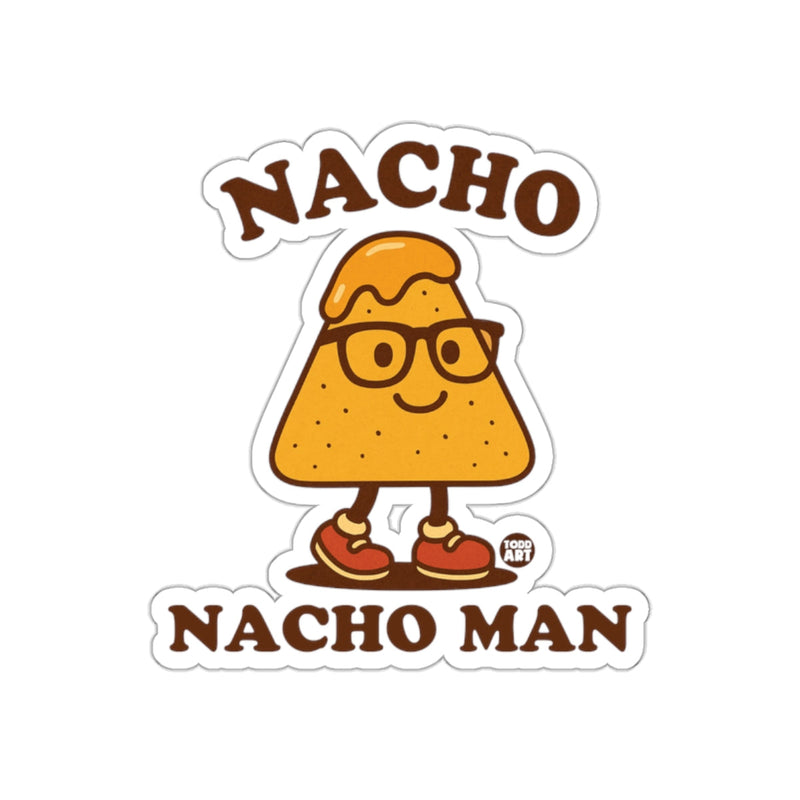 Load image into Gallery viewer, Cute Nacho Man Graphic Design Sticker Product
