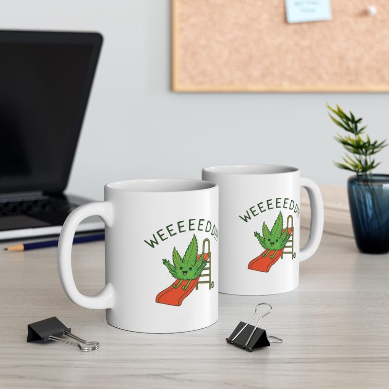 Load image into Gallery viewer, WEEEEEEDDD Fun Illustration Printed Mug
