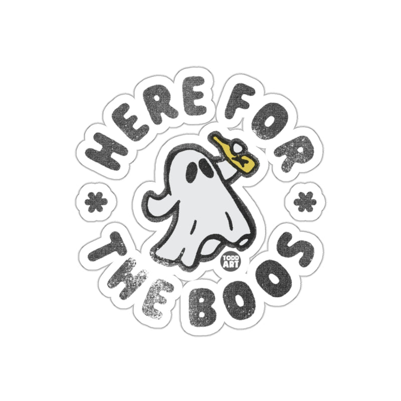 Load image into Gallery viewer, Here for the Boos Funny Ghost Sticker Halloween Sticker
