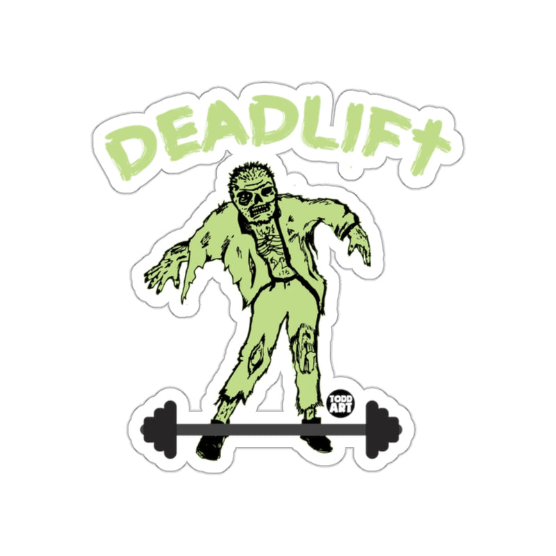 Load image into Gallery viewer, Deadlift Weightlifting Zombie Illustration Sticker
