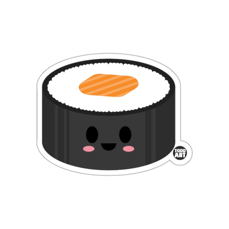 Load image into Gallery viewer, Cute Smiling Sushi Roll Kawaii Sticker for Laptops
