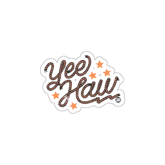Decorative Yee Haw Sticker for Laptops and More